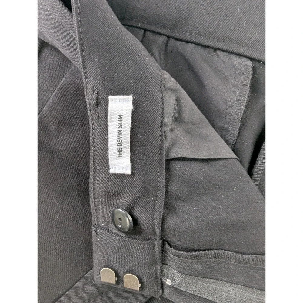 LOFT Womens 12P Black Tie Waist Ankle Pants NWT Bow Belt Petite - Picture 3 of 5